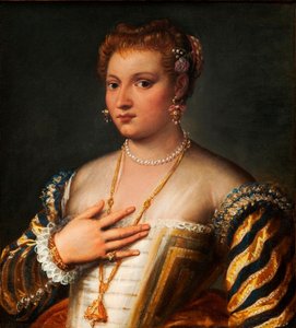 Ritratto di una giovane donna veneziana da Francesco Montemezzano