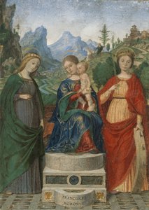 Vergine e Bambino in trono tra i santi Cecilia e Caterina d