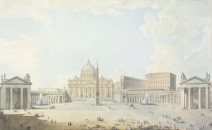 San Pietro, la Basilica e la Piazza da Francesco Panini
