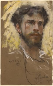 Autoritratto da Francesco Paolo Michetti