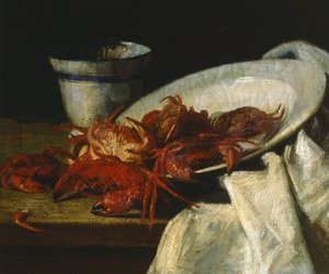 Natura morta con crostacei da Francesco Paolo Palizzi