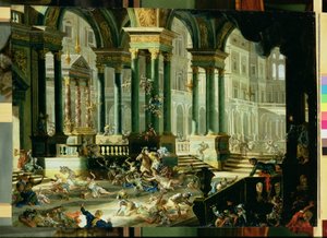 Espulsione di Eliodoro dal Tempio di Salomone da Francesco Peresi