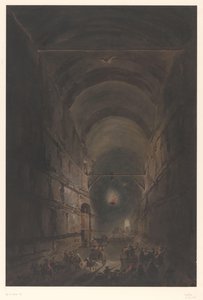 Grotta di Posillipo a Napoli da Francesco Piranesi
