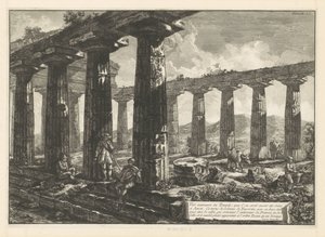 Tempio di Giunone a Paestum da Francesco Piranesi