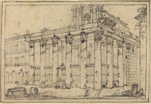 Il Tempio di Antonino e Faustina da Francesco Piranesi