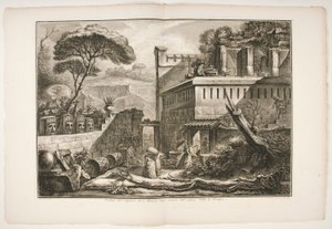 Veduta del Sepolcro di Marnia da Francesco Piranesi