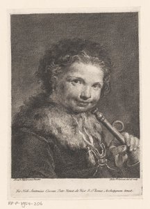 Ragazzo con tromba da Francesco Polanzani