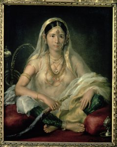 Ritratto di una signora Mogul, 1787 da Francesco Renaldi