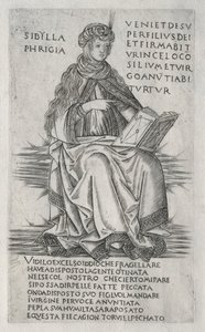 Le Sibille: La Sibilla Frigia, c. 1470-1480 da Francesco Rosselli