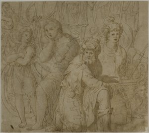 Parte di "Truimph and Exploits of Furius Camillus". da Francesco Salviati