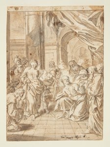 Cristo e la donna adultera da Francesco Saverio Mergolo