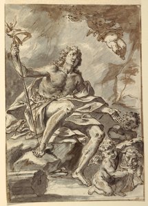 Disegno, San Giovanni Battista, 1775 ca. da Francesco Saverio Mergolo