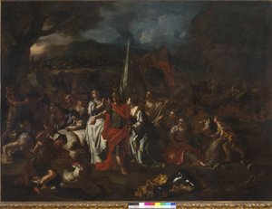 Davide vincitore degli Amaleciti da Francesco Solimena
