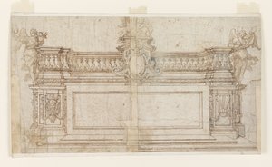 Elevazione di un altare con proposte alternative da Francesco Solimena