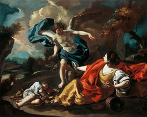 Agar e Ismaele da Francesco Solimena