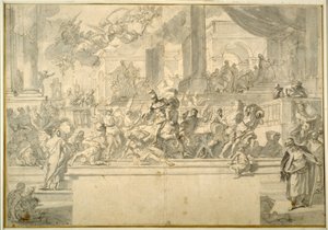 Eliodoro cacciato dal Tempio da Francesco Solimena