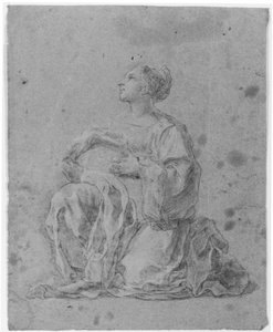Donna inginocchiata da Francesco Solimena