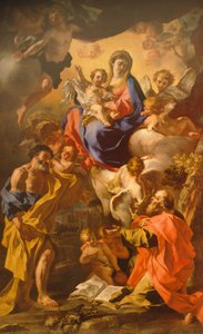 Madonna col Bambino tra San Pietro e San Paolo da Francesco Solimena