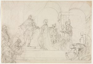 Incontro di Salomone e la Regina di Saba da Francesco Solimena