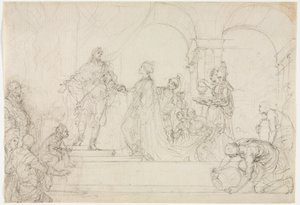 Incontro di Salomone e la Regina di Saba da Francesco Solimena
