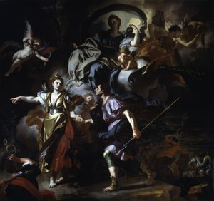 La caccia reale di Didone ed Enea