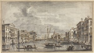 Il Canal Grande Verso la Salute e la Dogana