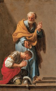 San Pietro battezza il centurione Cornelio da Francesco Trevisani