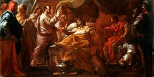 Studio per San Matteo che resuscita il figlio del re d