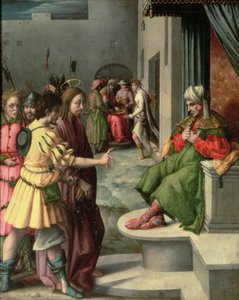 Cristo davanti a Caifa da Francesco Ubertini Bacchiacca