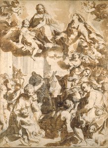 La Madonna del Popolo, dopo Barocci, fine XVI secolo da Francesco Vanni