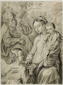 Il riposo durante la fuga in Egitto, noto come Madonna della Pappa