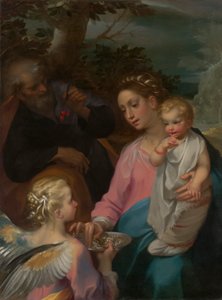 Il riposo durante la fuga in Egitto, noto come la Madonna della pappa