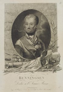Ritratto del conte Levin Leonty August Theophil von Bennigsen da Francesco Vendramini