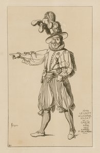 Jean le Grott di Lucerna, guardia del Papa, 1613