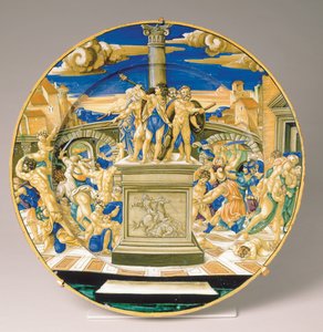 Piatto con la strage degli innocenti da Francesco Xanto Avelli
