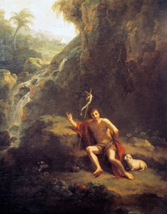 Paesaggio con San Giovanni Battista da Francesco Zuccarelli