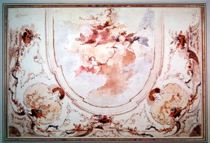 Progetto di sfondo da Francesco attr. to Guardi