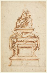 Progetto per un Monumento Sepolcrale per un Cardinale Medici da Francesco da Sangallo
