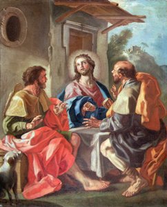 La cena di Emmaus da Francesco de (attr. to) Mura
