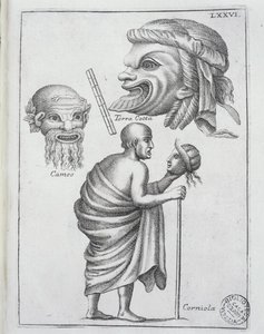 Maschere utilizzate per i drammi classici nell