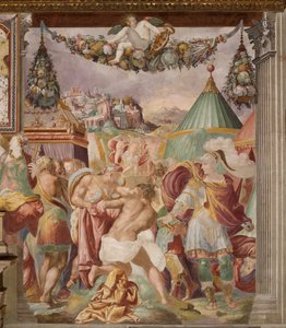 La punizione del maestro traditore di Falerii, c. 1544 da Francesco de Rossi