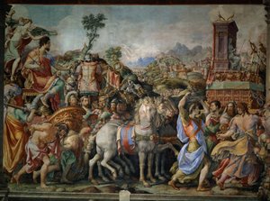 Il trionfo di Marco Furio Camillo (447-365 a.C.), dalla Sala dell