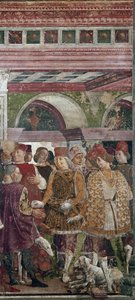 Allegoria di aprile, dettaglio con Borso d