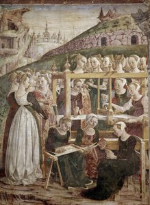 Allegoria del mese di marzo (dettaglio) da Francesco del Cossa