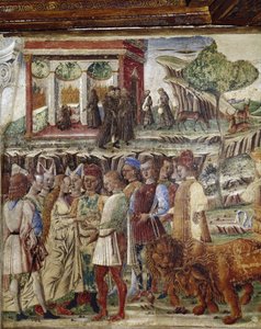 Allegoria del mese di luglio (dettaglio) da Francesco del Cossa