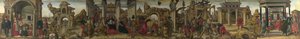 Scene della vita di San Vincenzo Ferrer, ca 1450-1475 da Francesco del Cossa,