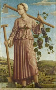 La musa Polimnia da Francesco del Cossa