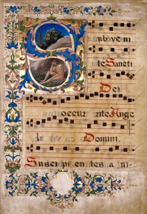 Ritagliare da un libro del coro da Francesco di Antonio del Chierico