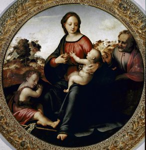 Sacra Famiglia con il piccolo San Giovanni Battista