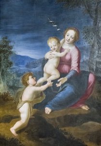 La Vergine con Gesù e Giovanni Battista da Francesco di Cristofano Franciabigio